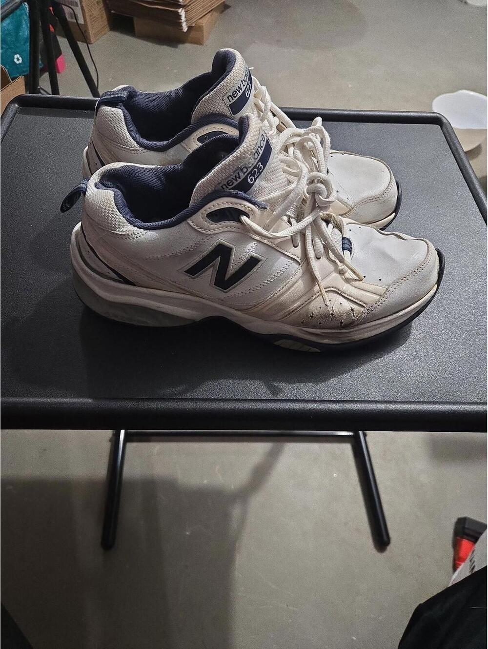 New Balance 623 Men's Training Shoes White/Navy Size 8 - Picture 5 of 7